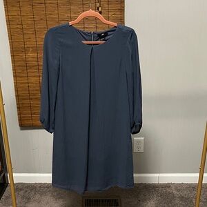 Elegant Navy Blue Women's Dress